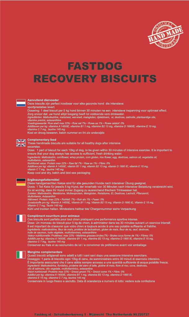 Recovery Biscuits 500 g
