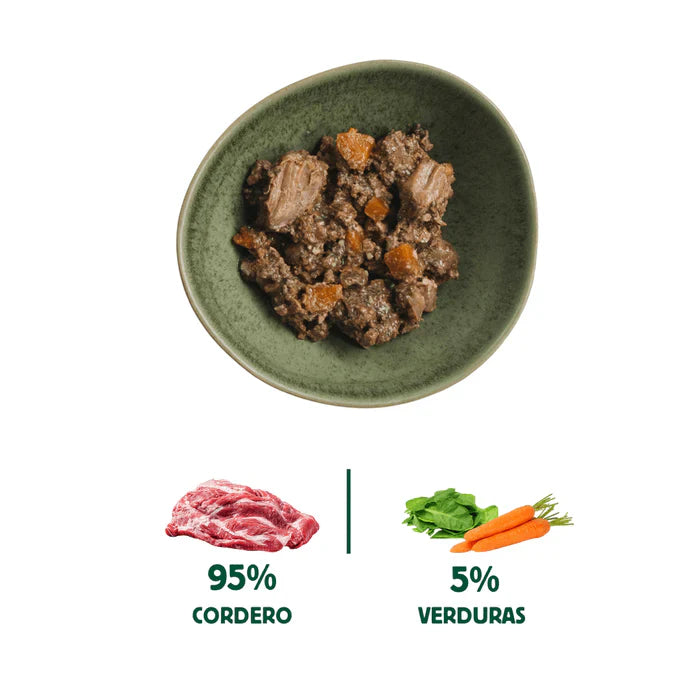 Lata Filosofía BARF de Cordero para Perros 400 g