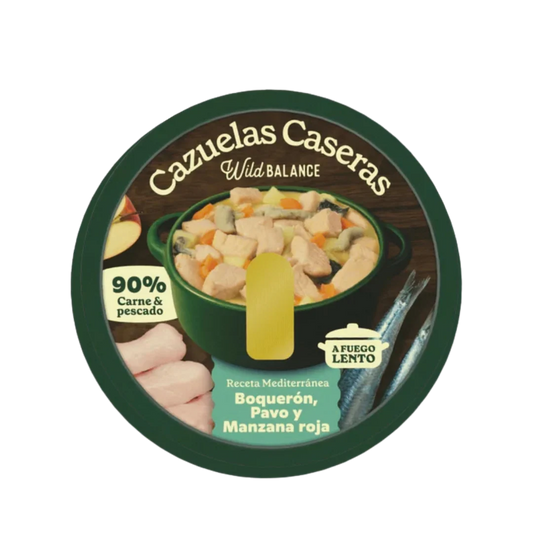 Cazuela de boquerón, pavo y manzana (280 g)