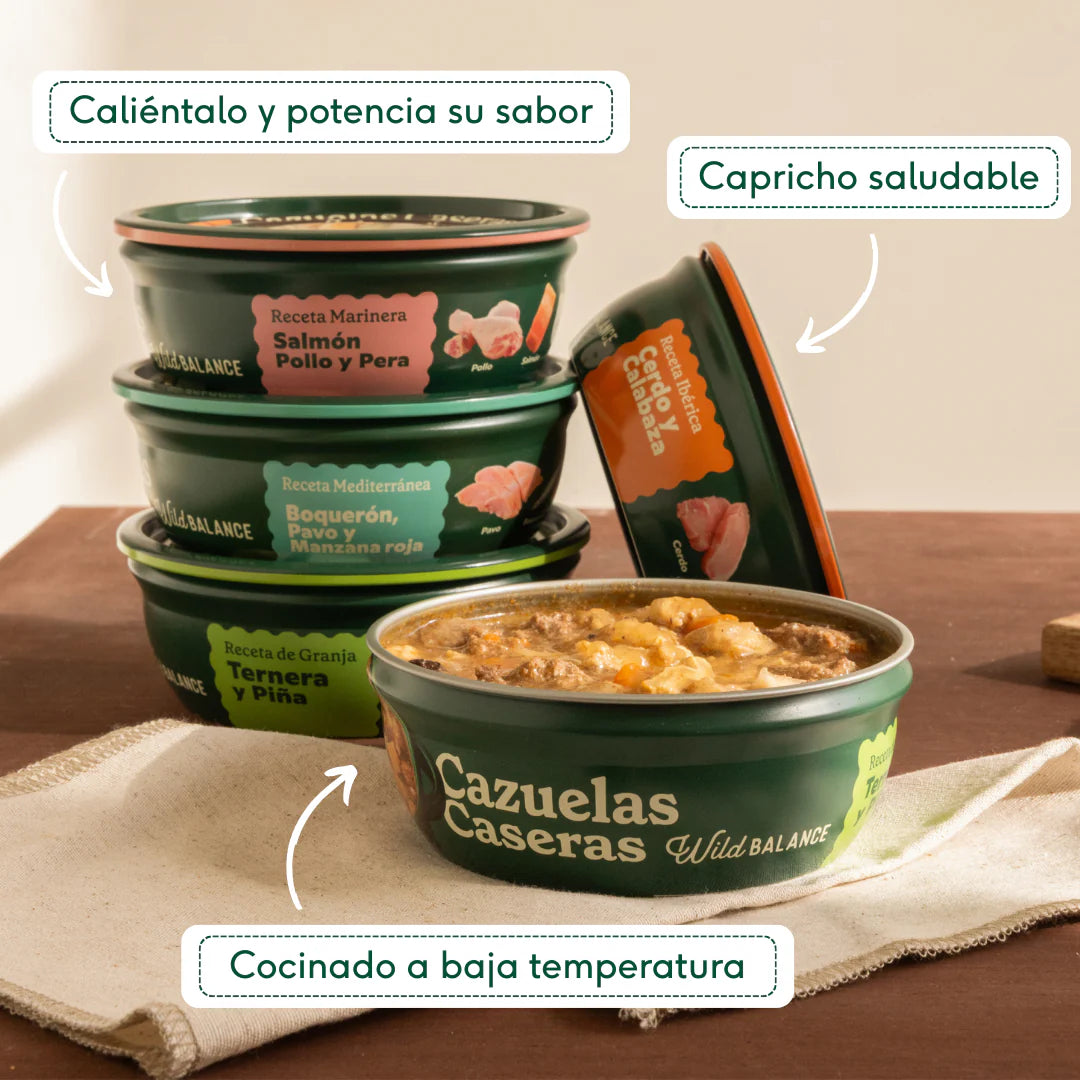 Cazuela de boquerón, pavo y manzana (280 g)