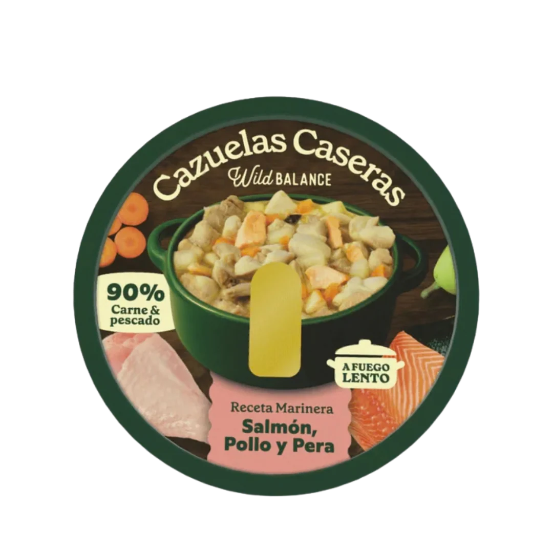 Cazuela de salmón, pollo y pera (280 g)