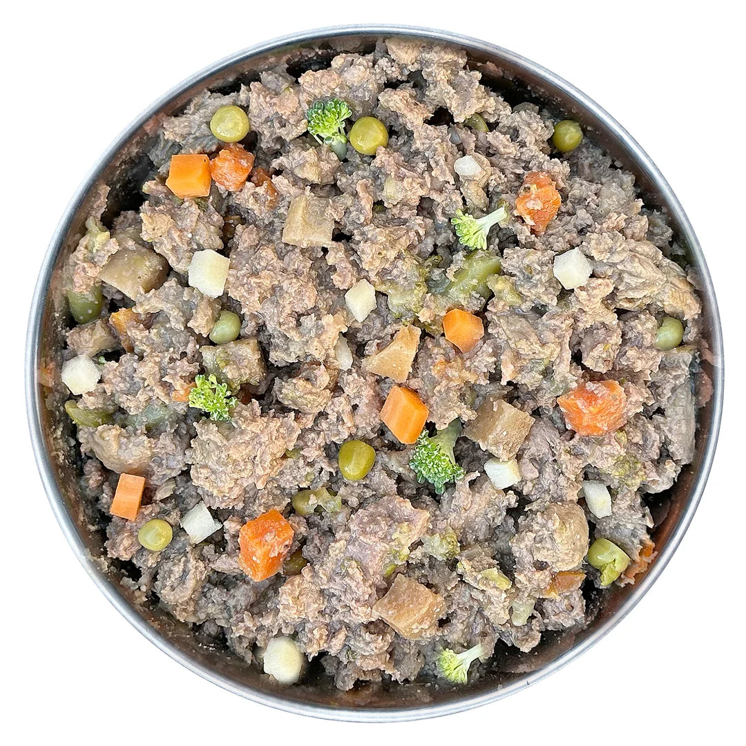 Caballo con boniato, zanahoria y arándanos 400 g