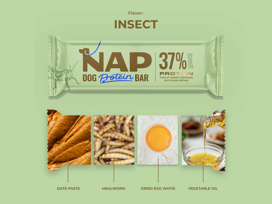 Dog Protein Bar – Insectos 50 g