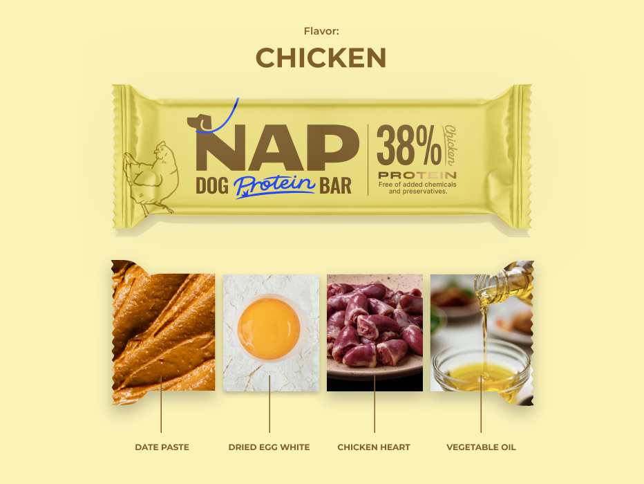 Dog Protein Bar – Pollo 50 g
