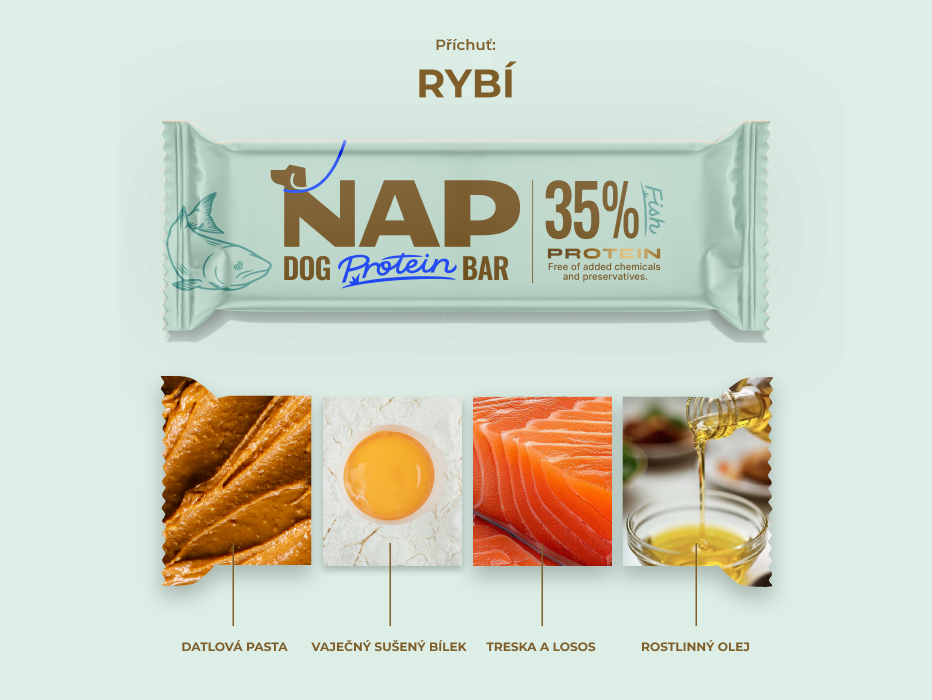 Dog Protein Bar – Pescado 50 g